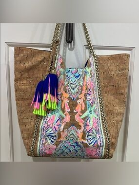 Lilly Pulitzer UnderSea Cork Tote